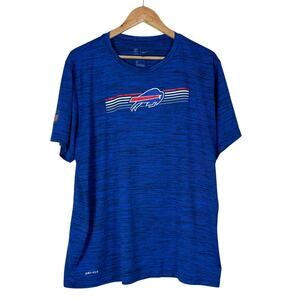 Nike x NFL Buffalo Bills Dawson Knox T-Shirt Mens XL Blue Dri-Fit Graphic Sports